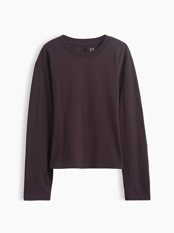Knit Fitted-Waist T-Shirt