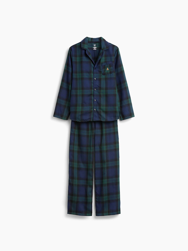 Image number 6 showing, Kids Recycled Flannel PJ Set