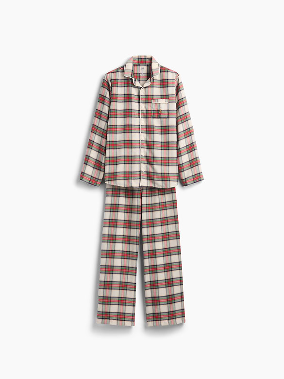 Kids Recycled Flannel PJ Set