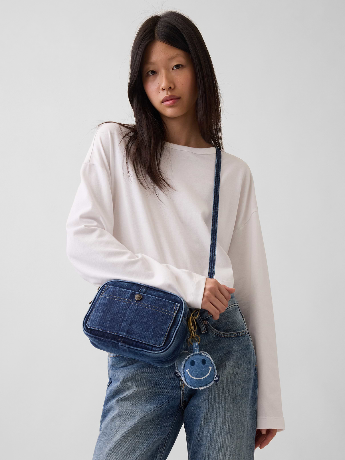 Image number 2 showing, Denim Pocket Crossbody