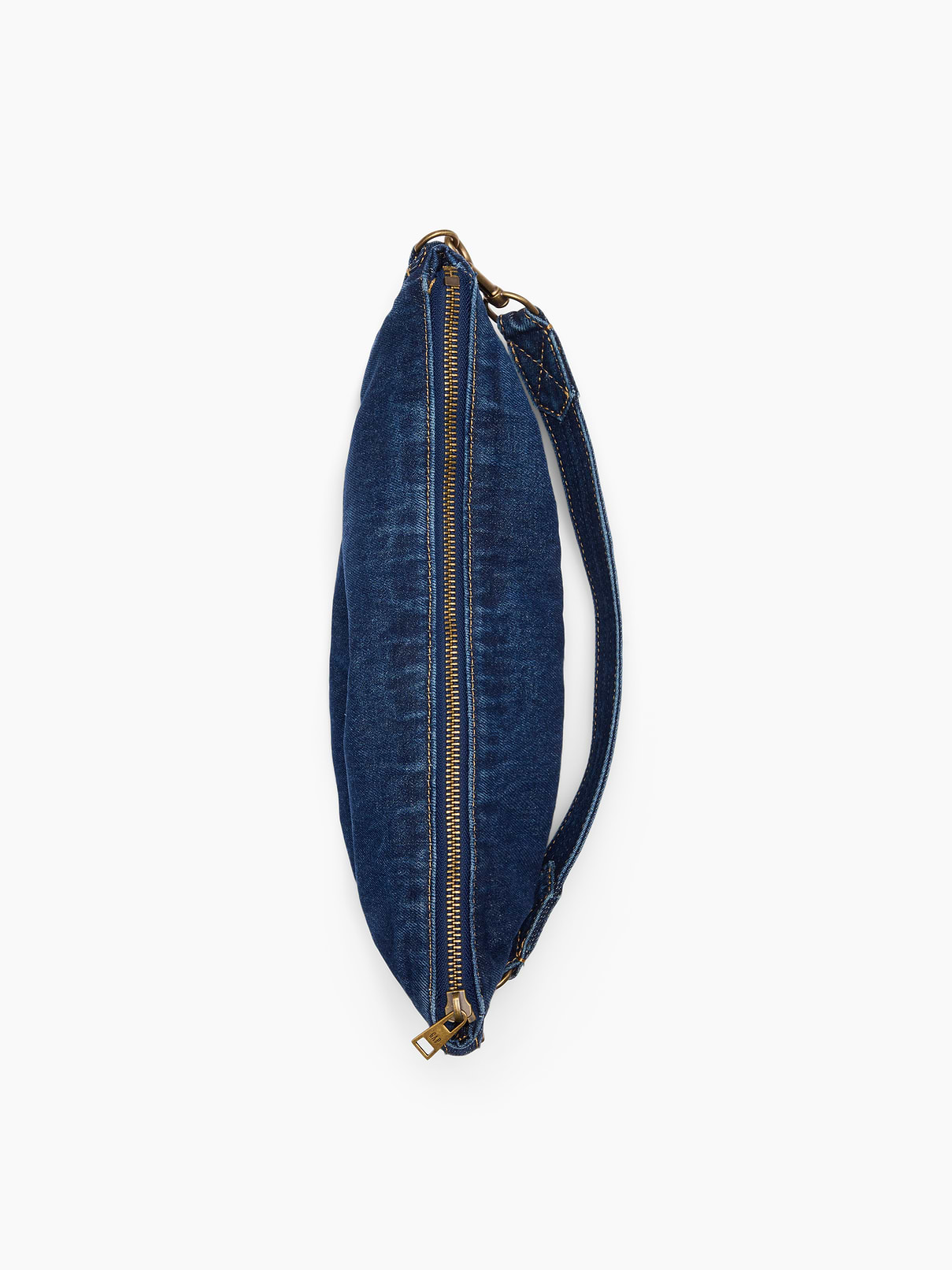 Image number 5 showing, Denim Crescent Bag