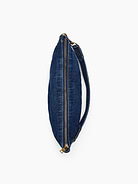 Image number 5 showing, Denim Crescent Bag
