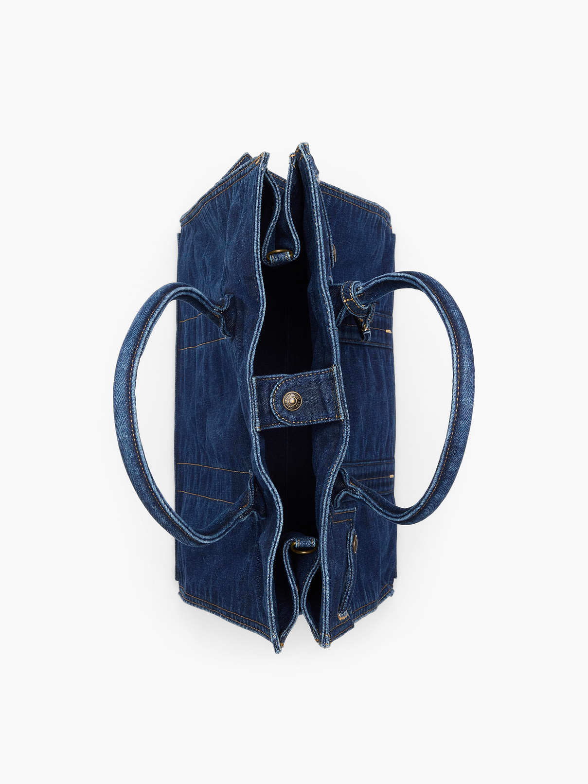 Image number 7 showing, Large Denim Five Pocket Tote