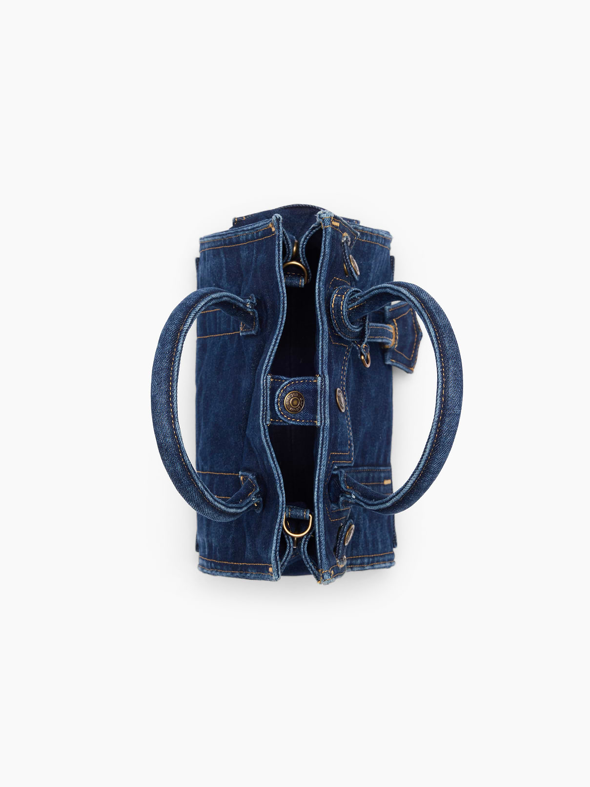 Image number 6 showing, Small Denim Five Pocket Tote