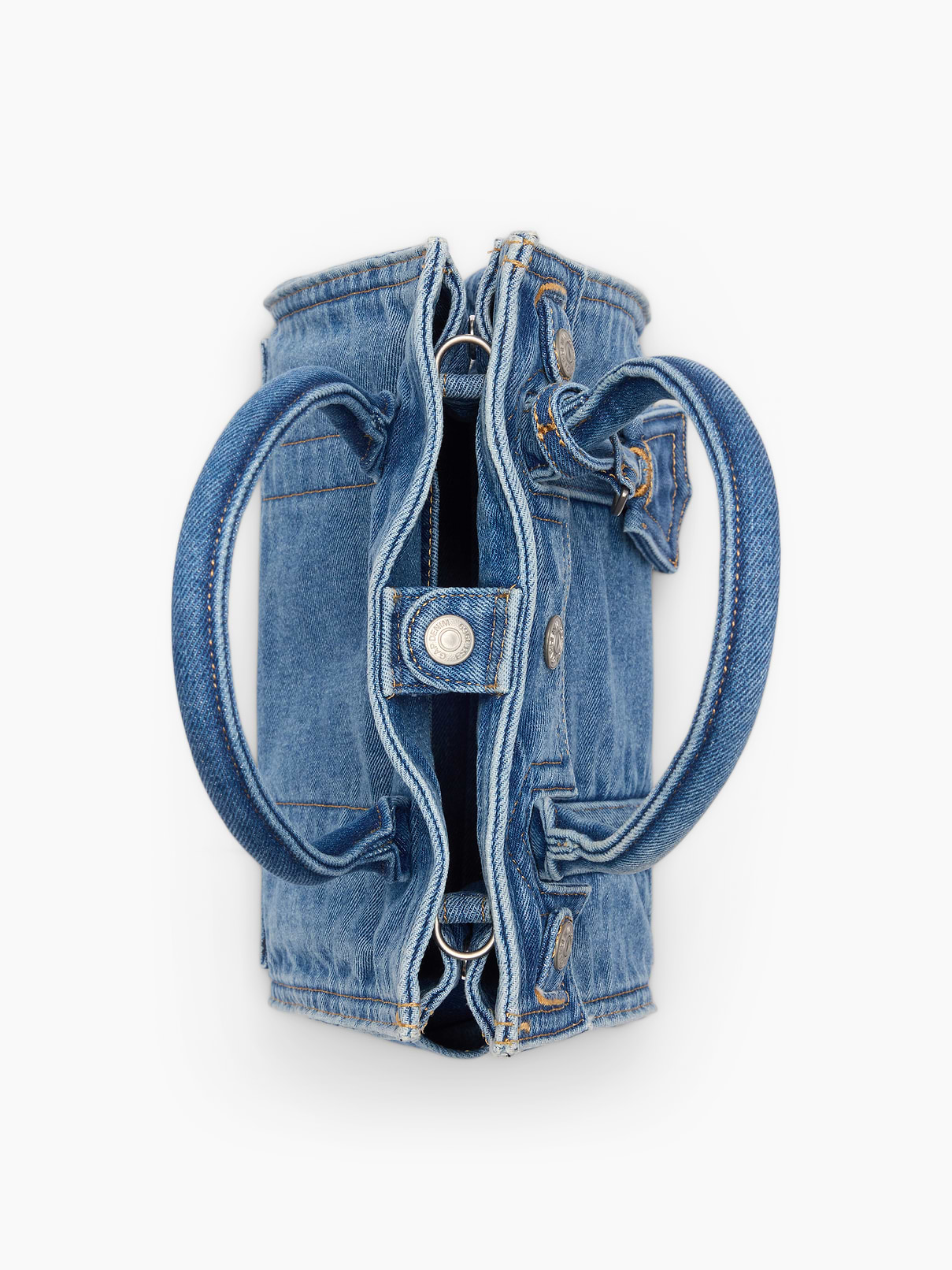 Image number 8 showing, Small Denim Five Pocket Tote