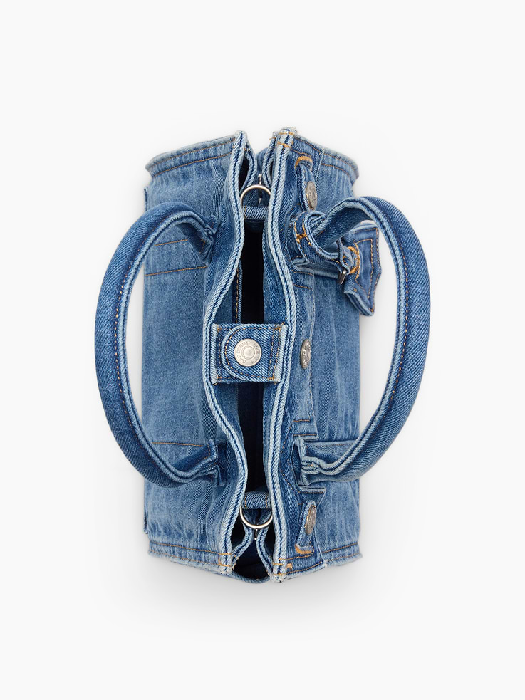 Image number 7 showing, Small Denim Five Pocket Tote