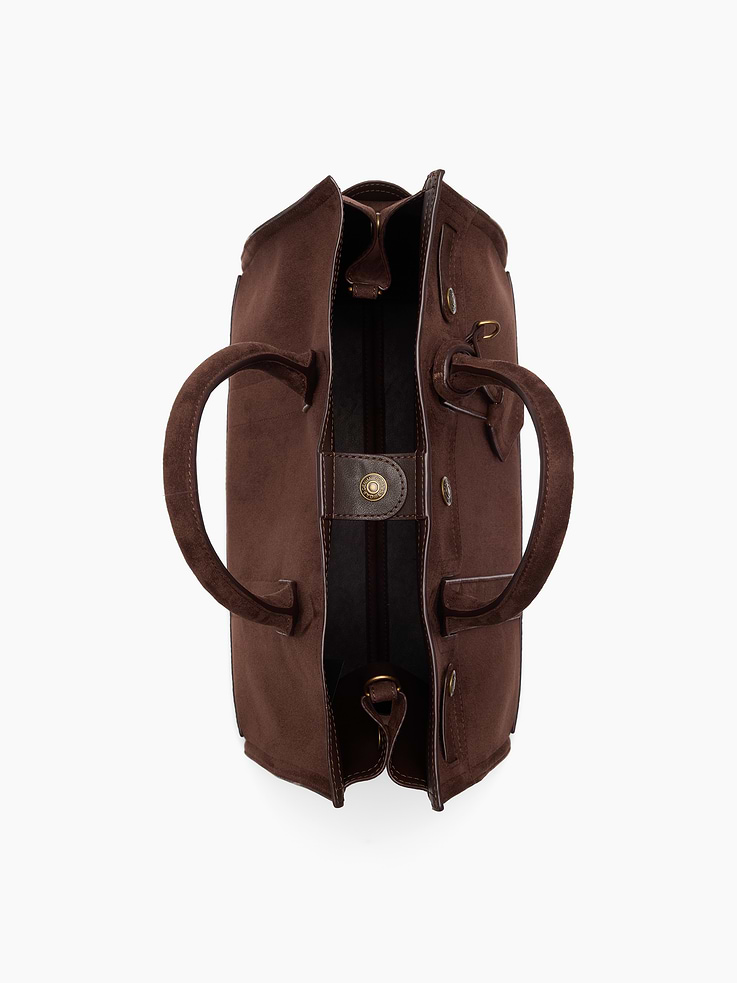 Image number 7 showing, Vegan Suede Five Pocket Tote