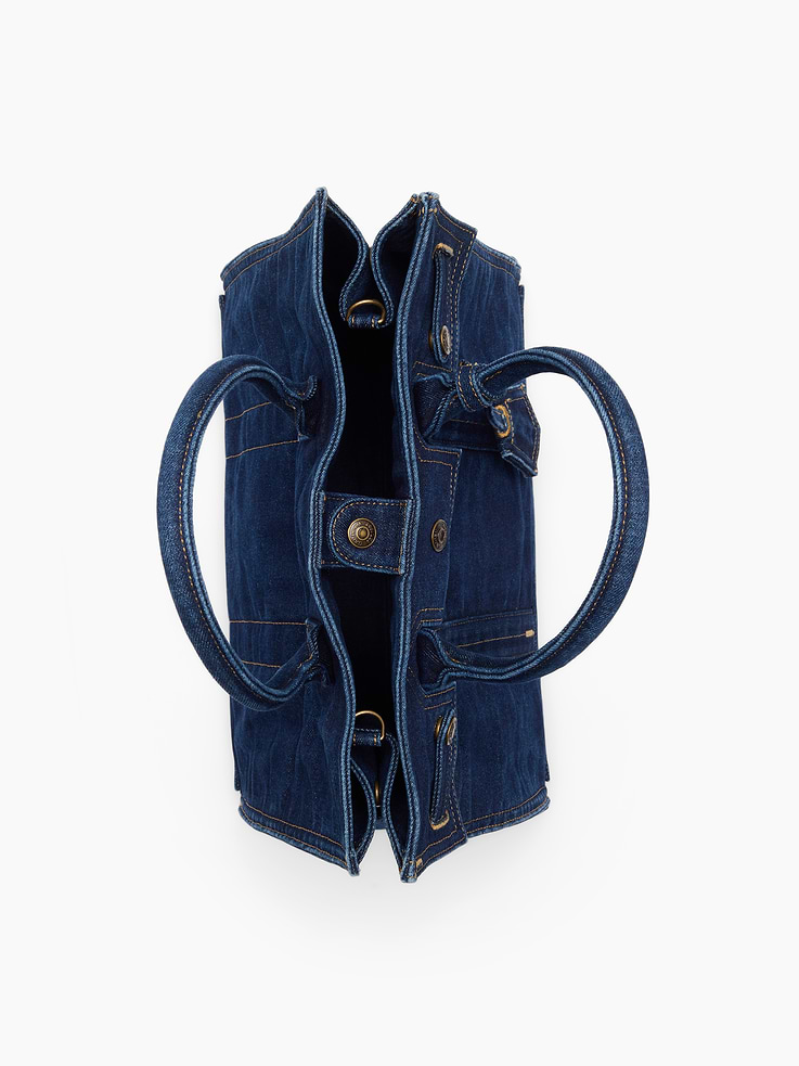 Image number 6 showing, Denim Five Pocket Tote