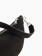 Image number 4 showing, Small Vegan Suede Crescent Crossbody