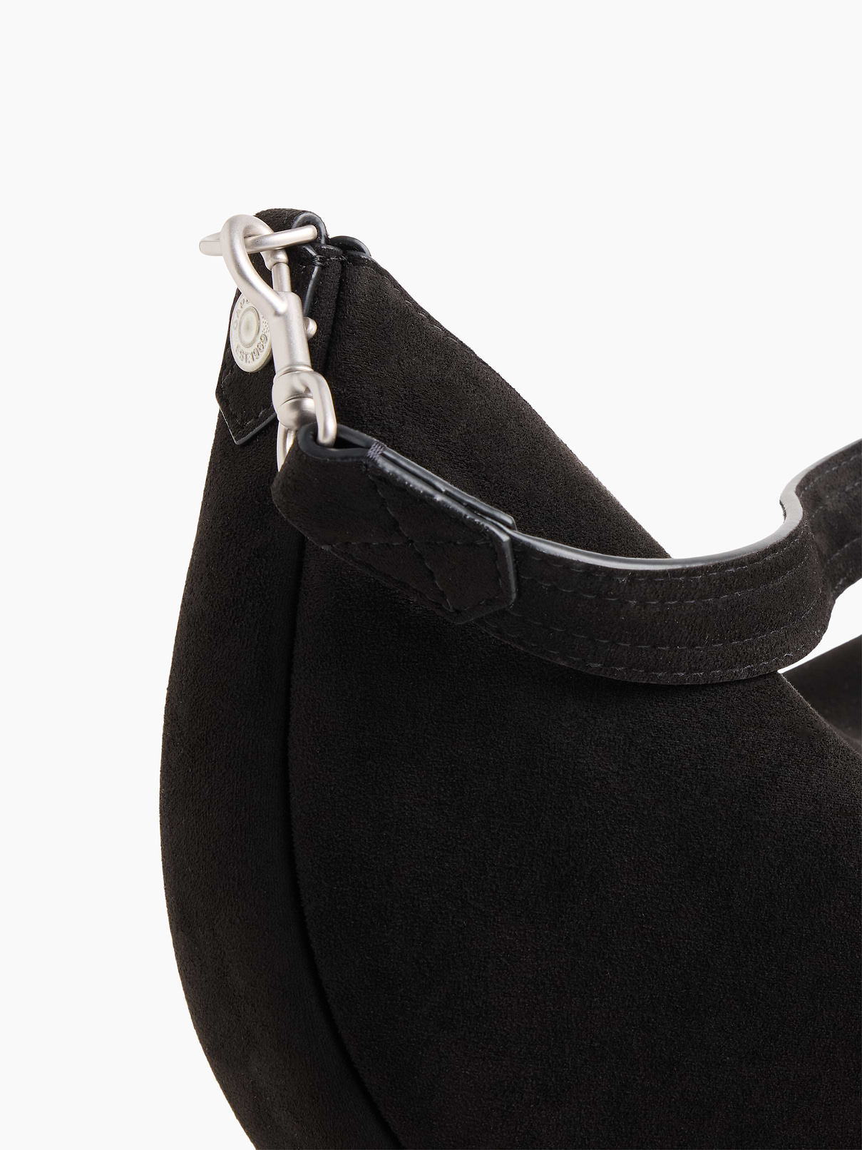 Image number 4 showing, Vegan Suede Crescent Bag