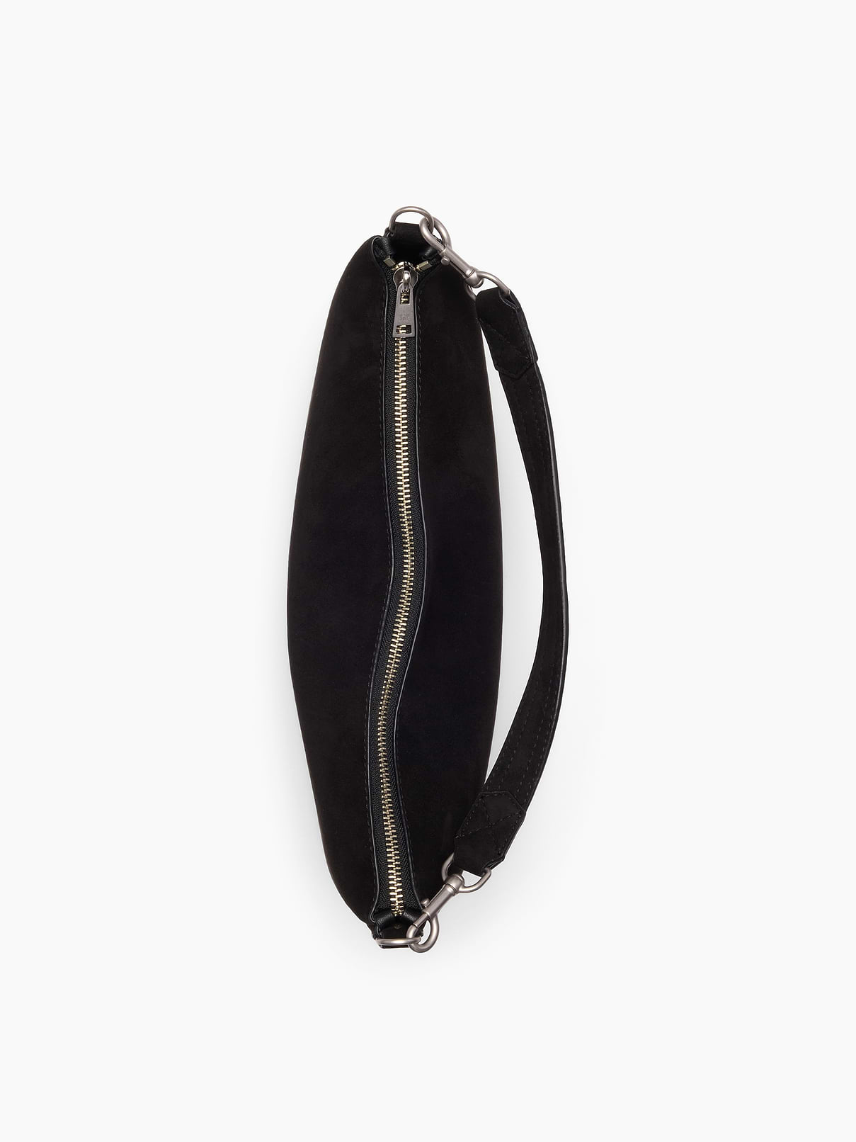 Image number 5 showing, Vegan Suede Crescent Bag