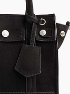 Image number 6 showing, Small Vegan Suede Five Pocket Tote