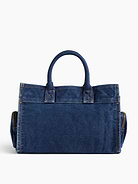 Image number 5 showing, Denim Five Pocket Satchel