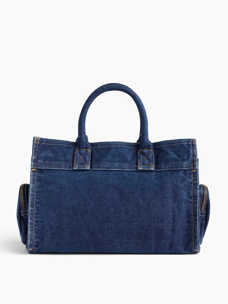 Image number 5 showing, Denim Five Pocket Satchel