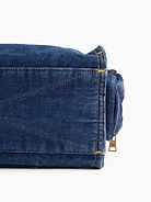 Image number 6 showing, Denim Five Pocket Satchel