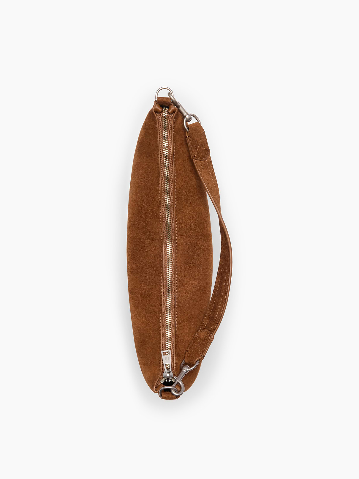 Image number 5 showing, Vegan Suede Crescent Bag