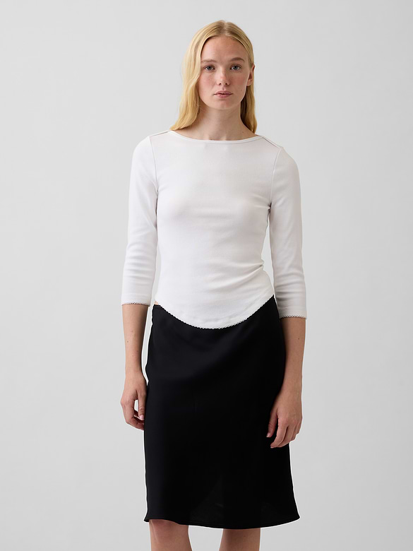 Modern Boatneck T-Shirt