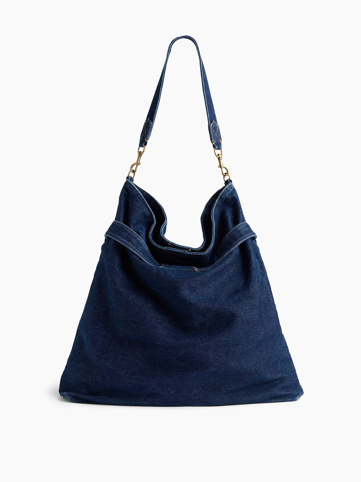 Image 4 of 7, Denim Shoulder Bag