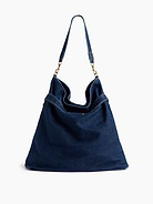 Image 4 of 7, Denim Shoulder Bag