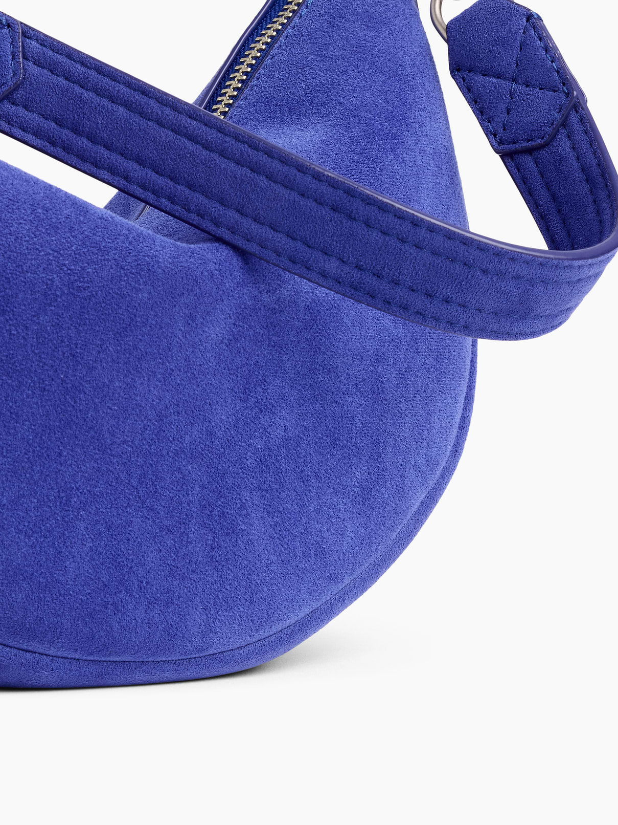 Image number 5 showing, Small Vegan Suede Crescent Crossbody