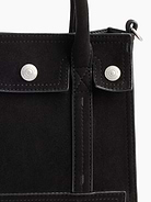 Image 6 of 7, Mini Vegan Suede Five Pocket Tote