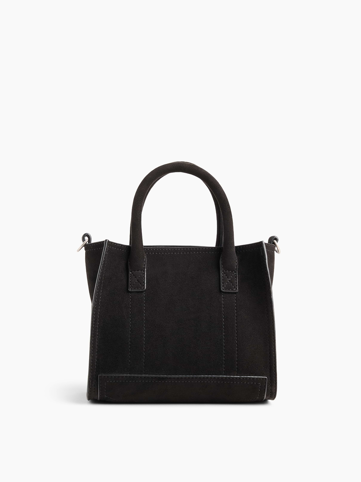 Image 4 of 7, Mini Vegan Suede Five Pocket Tote