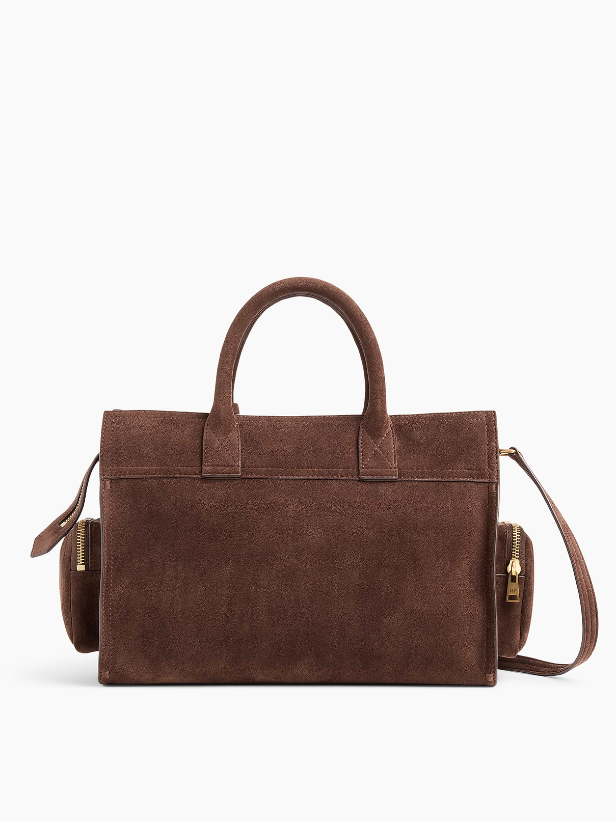 Image number 4 showing, Vegan Suede Five Pocket Satchel