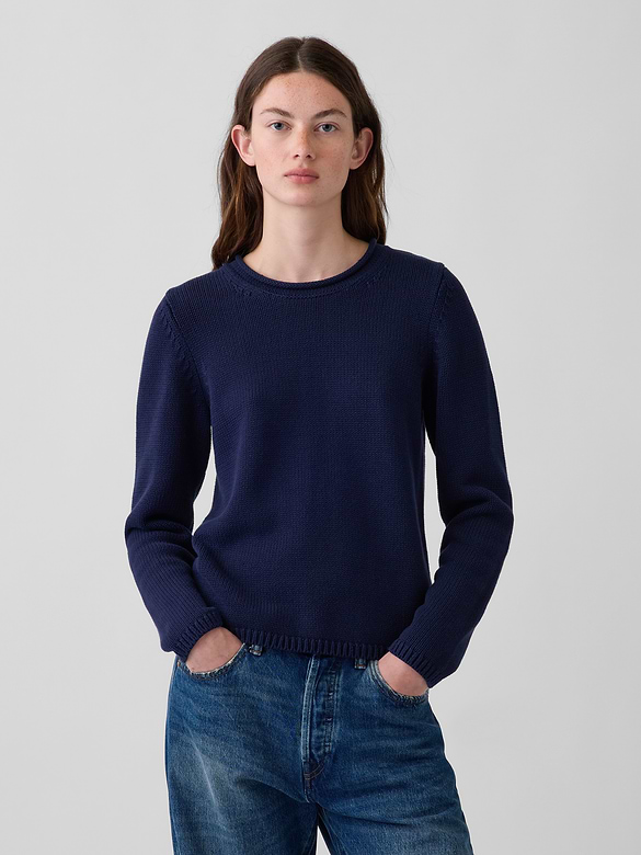 100% Cotton Rollneck Sweater