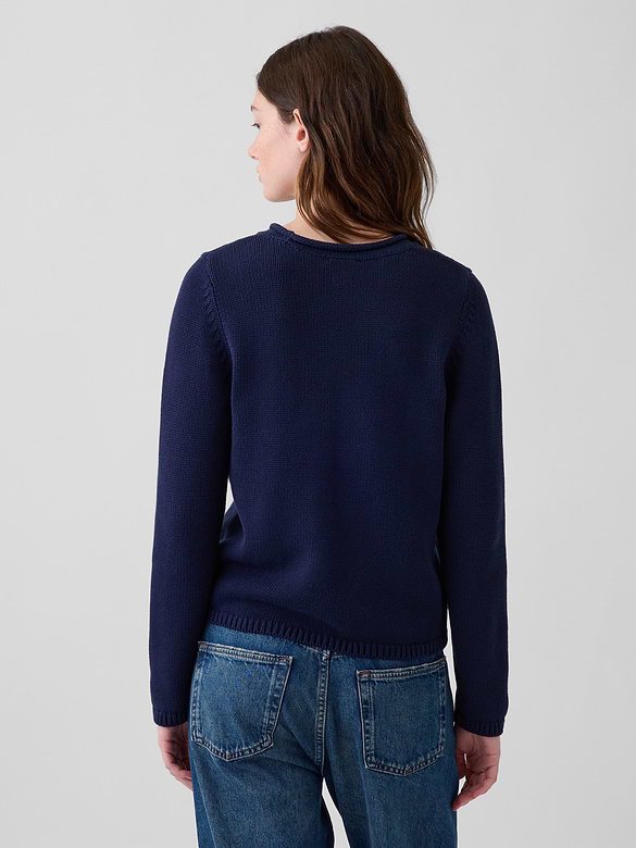 100% Cotton Rollneck Sweater