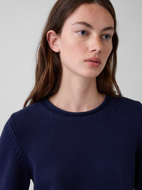 100% Cotton Rollneck Sweater