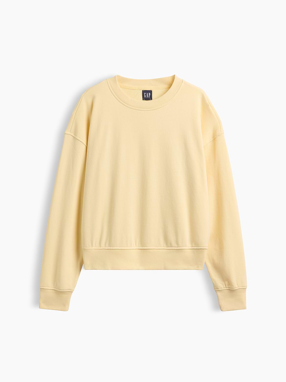 VintageSoft Terry Oversized Wedge Sweatshirt