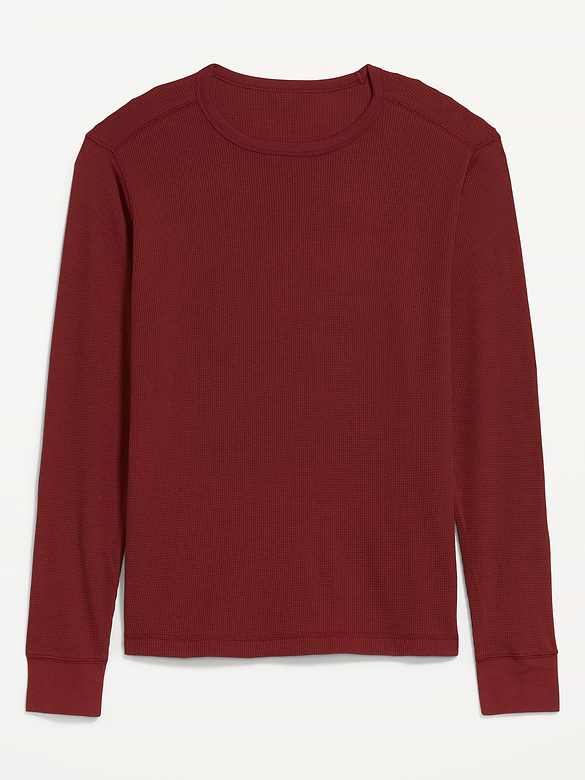 Crew-Neck Waffle T-Shirt