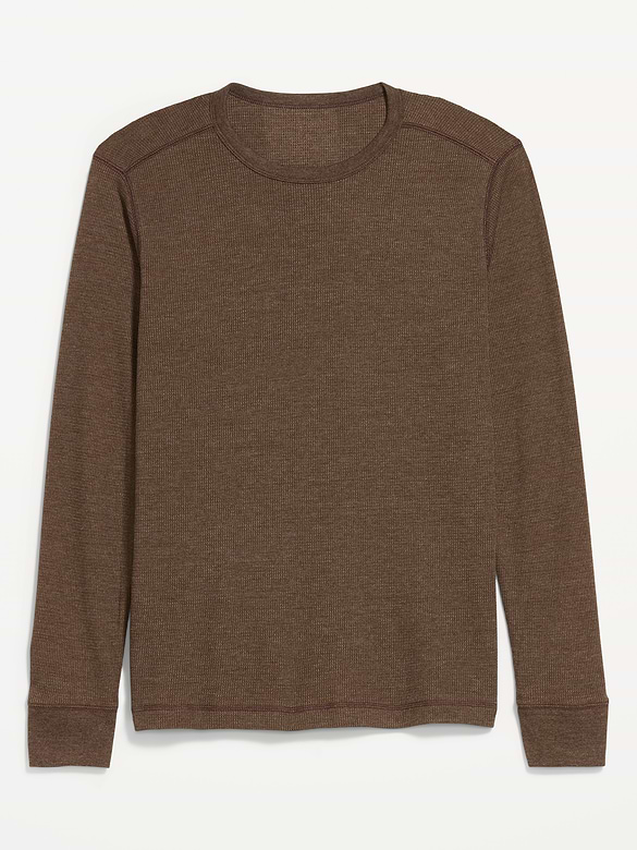 Crew-Neck Waffle T-Shirt