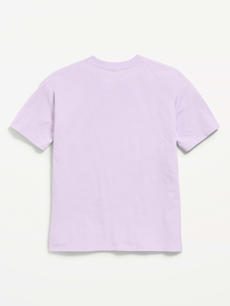 Image 3 de 3, T-shirt surdimensionné à manches courtes pour fille