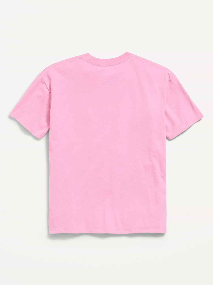 Image 3 de 3, T-shirt surdimensionné à manches courtes pour fille