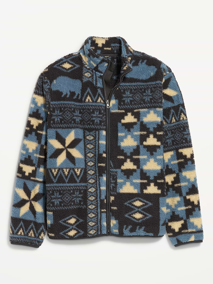 Image 4 of 5, Sherpa Full-Zip Jacket