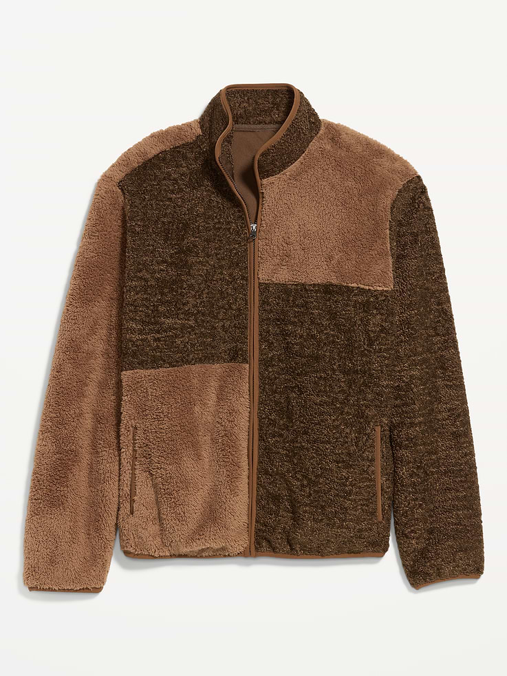 Image 4 of 5, Sherpa Full-Zip Jacket