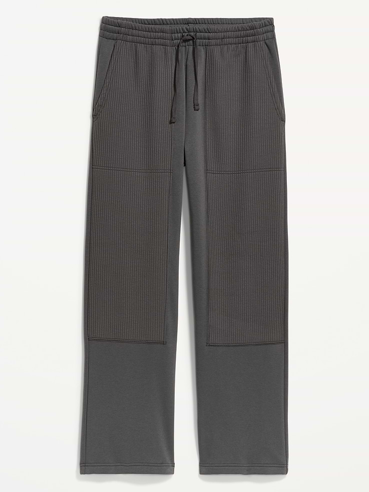 Image 6 de 6, Pantalon utilitaire coupe généreuse en tricot gaufré