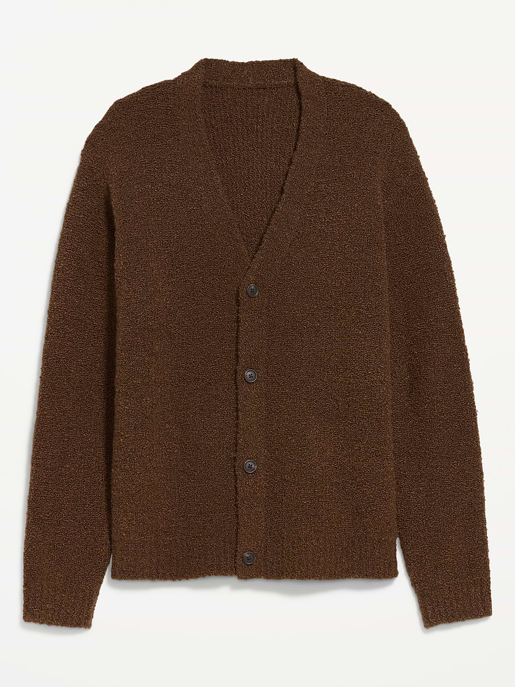 Image 3 of 3, Wool-Blend Cardigan Sweater