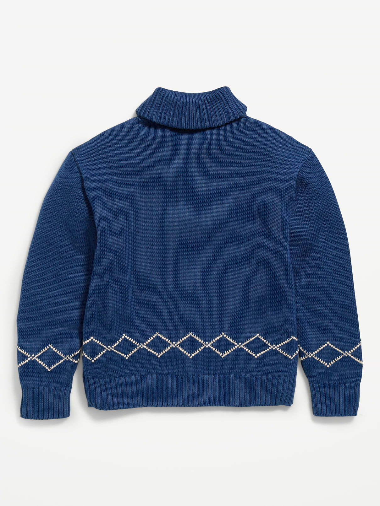 Image 3 of 3, Oversized Full-Zip Cardigan Sweater for Boys