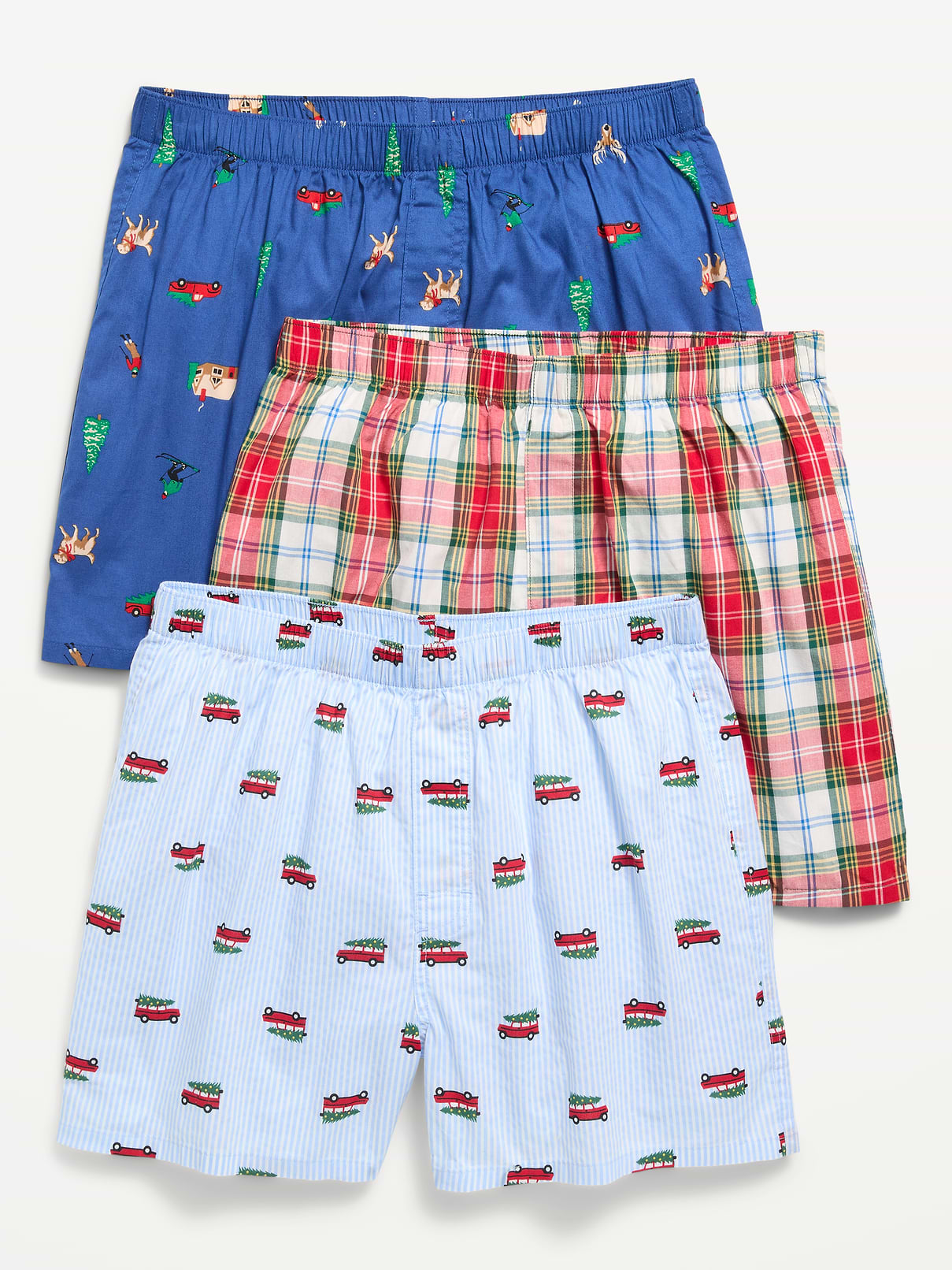 Printed Boxer Shorts 3-Pack