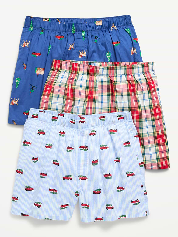 Printed Boxer Shorts 3-Pack