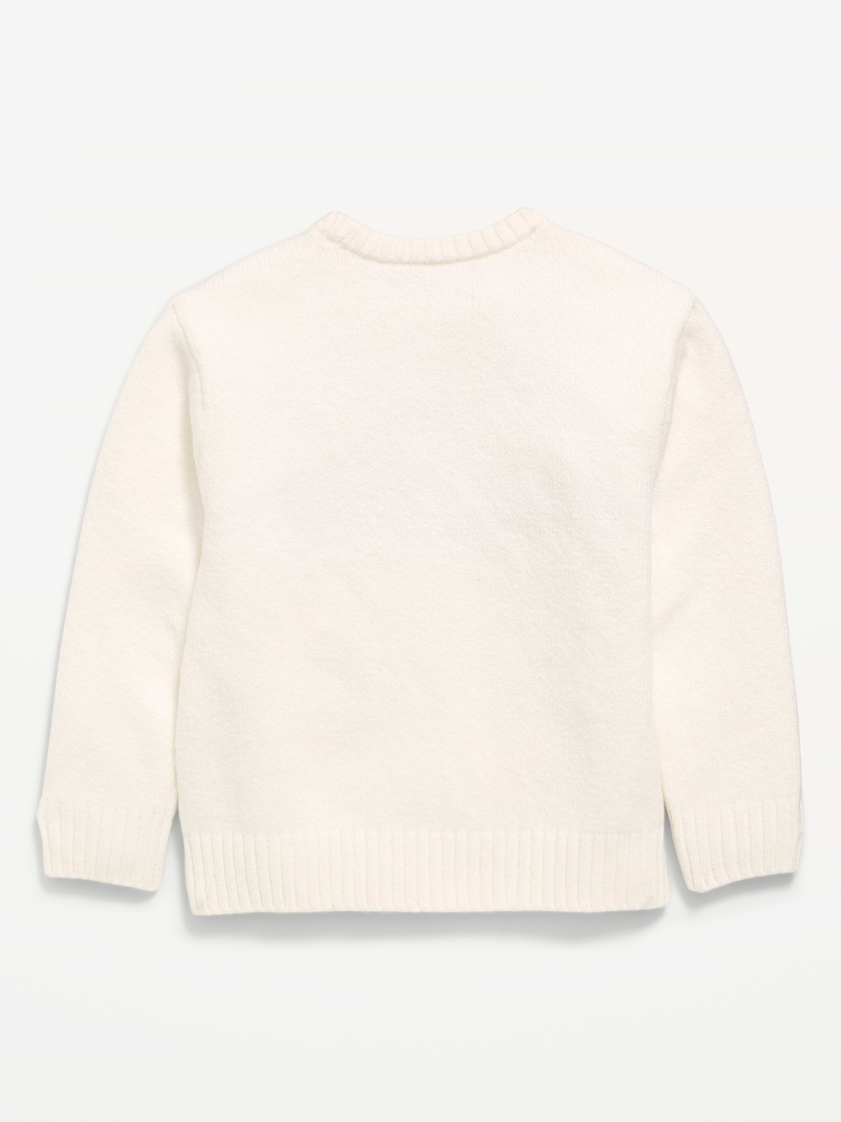 Image 3 of 3, Oversized Long-Sleeve Fair Isle Sweater for Toddler Boys