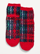 Image 1 of 1, notched toe seams for added comfort, textured gripper dots at soles, Product #1184187