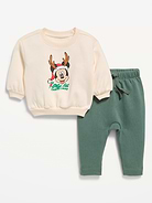 Image 1 of 1, crew neck, long sleeves, drop shoulders, licensed graphic, matching bottoms, elasticized waistband, functional drawstring, licensed graphic, ©Disney., Product #1184368