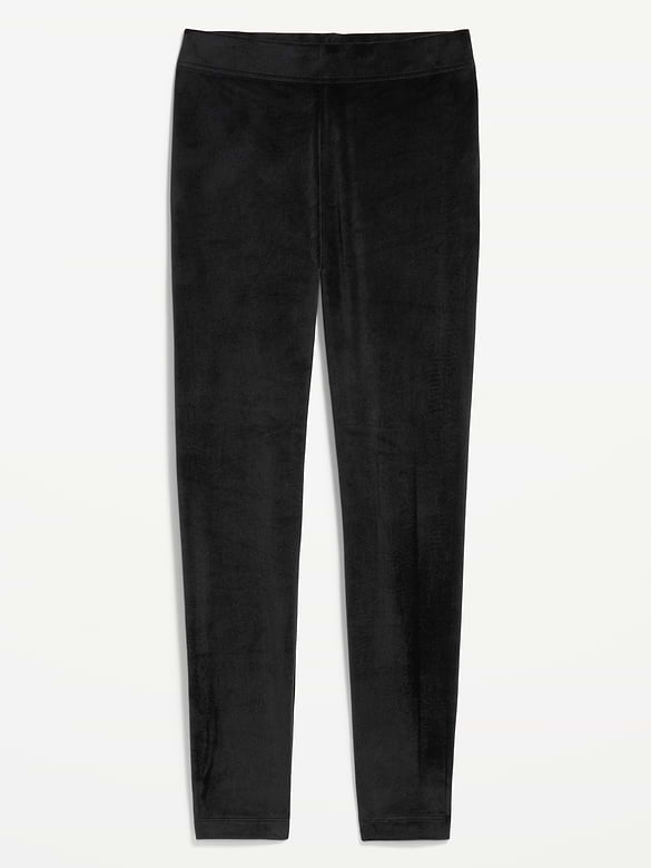 High-Waisted Velour Leggings for Women