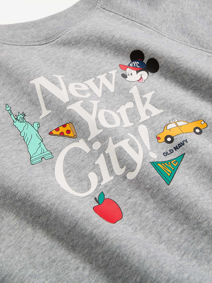 Image 9 of 9, Old Navy x Disney Oversized Raglan Sweatshirt for Women
