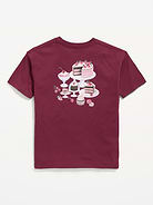 Image 2 of 2, Oversized Short-Sleeve Graphic Tunic T-Shirt for Girls