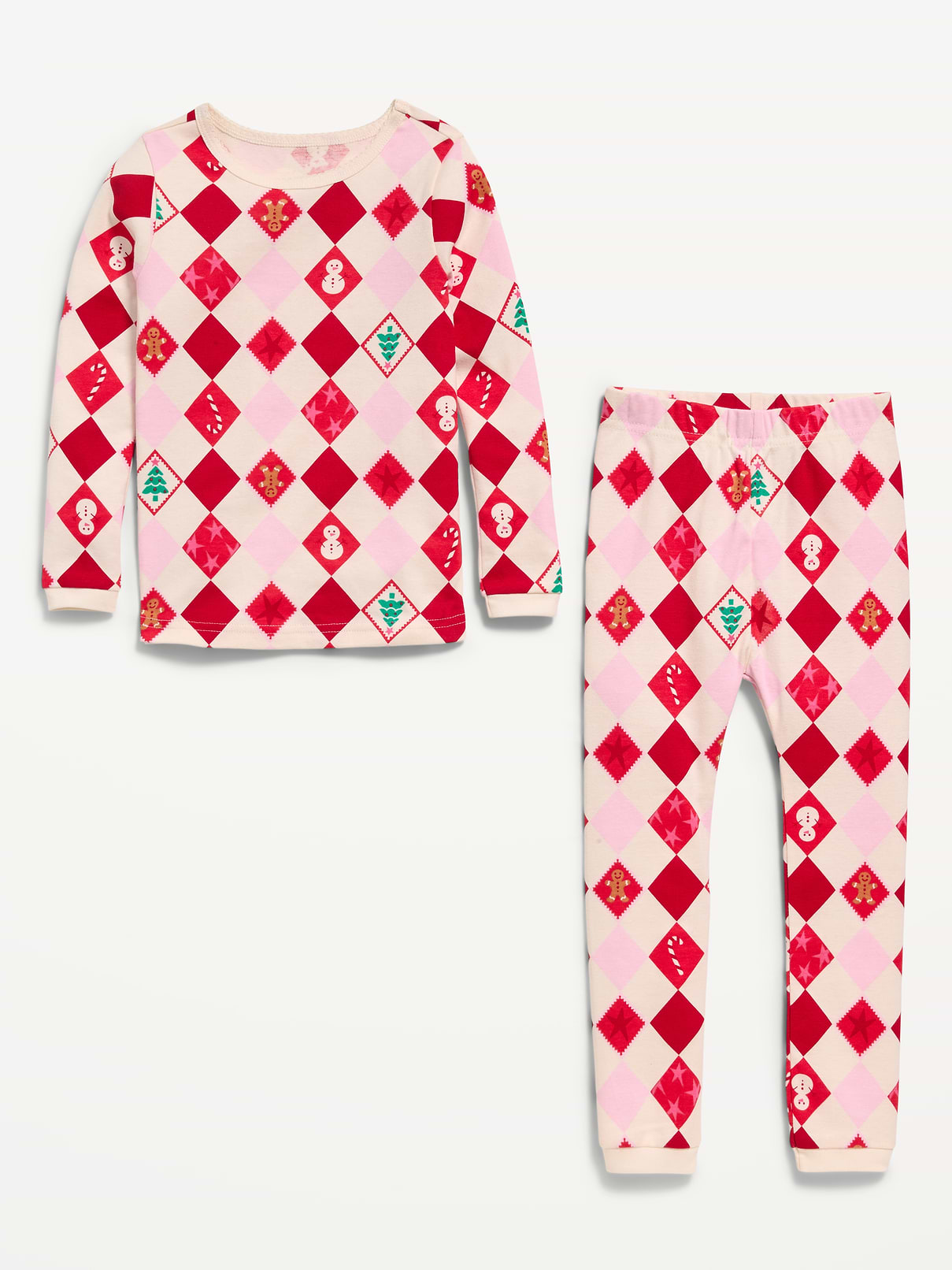 Image 2 of 2, Printed Snug-Fit Pajama Set for Toddler & Baby