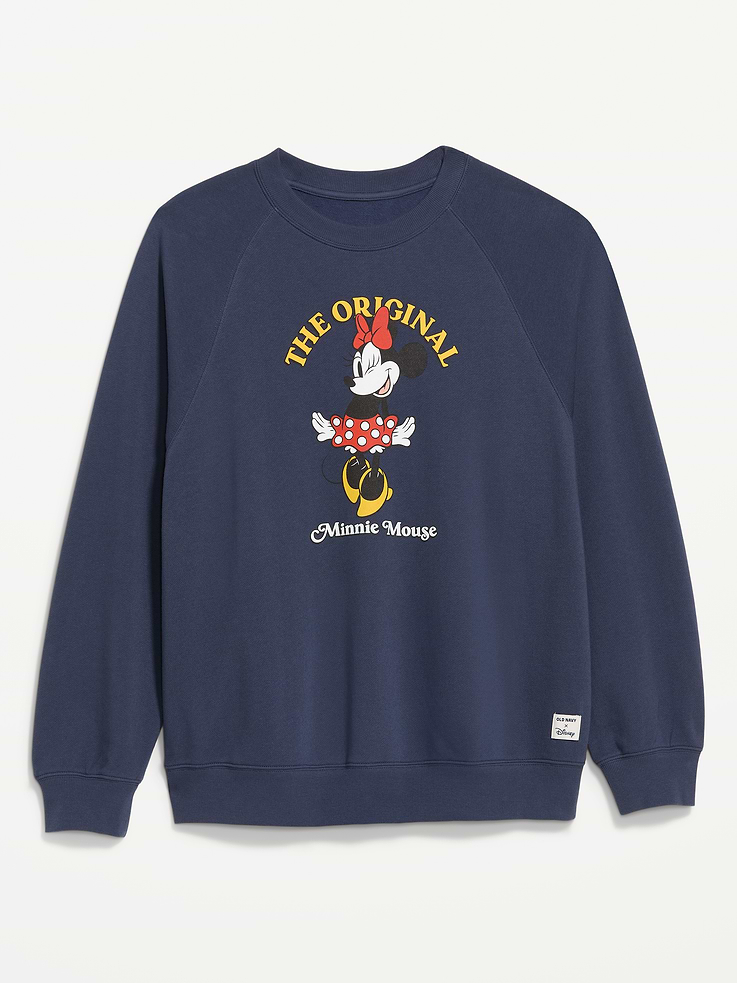 Image 8 of 9, Old Navy x Disney Minnie Mouse Oversized Raglan Sweatshirt for Women
